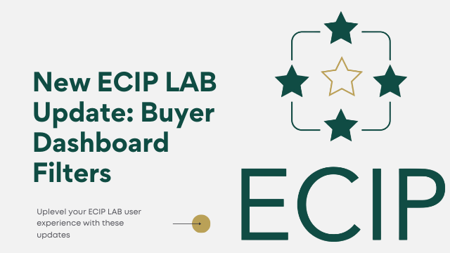 ECIP LAB Update: Buyer Dashboard Filters - Ethical Charter Program
